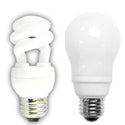 Spiral and A Shaped Dimmable CFL Bulbs