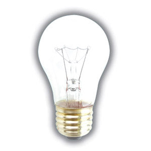 Light Bulb 15 Watt 5/8 Screw Base Clear